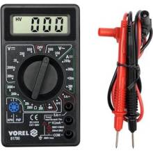 Мультиметр для вимірювання електричних параметрів цифровий Vorel 81780