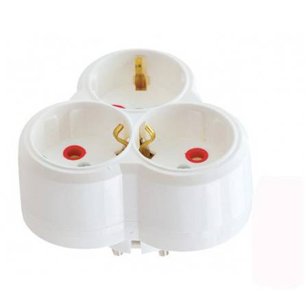 Трійник Mutlusan  з заземленням 65-53-30