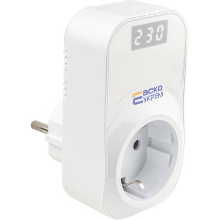 Реле контролю напруги розеткове  URate S-16  AC 230V 16A A0010230004