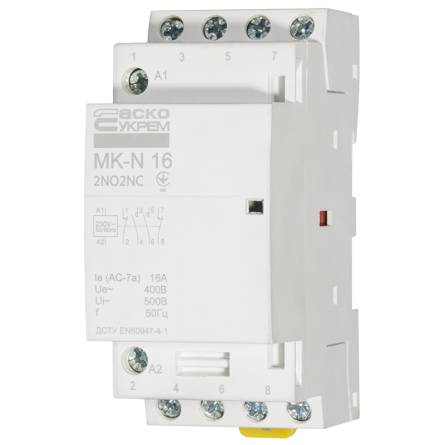 Контактор модульний MK-N 4P 16А 220В 2NO2NC