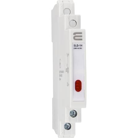 Індикатор модульний сигнальний 9mm 230V AC/DC SLD-1H червоний A0140030001