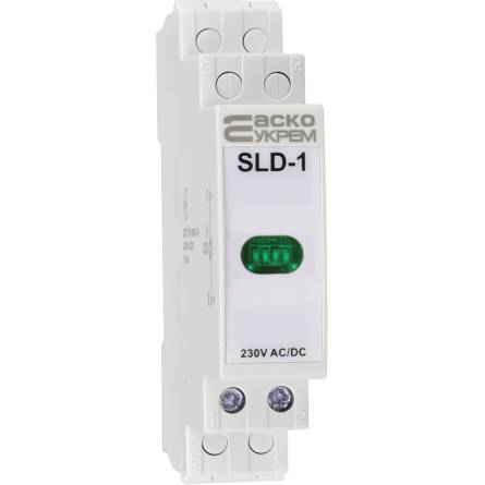 Індикатор модульний сигнальний 230V AC/DC SLD-1 зелений A0140030031