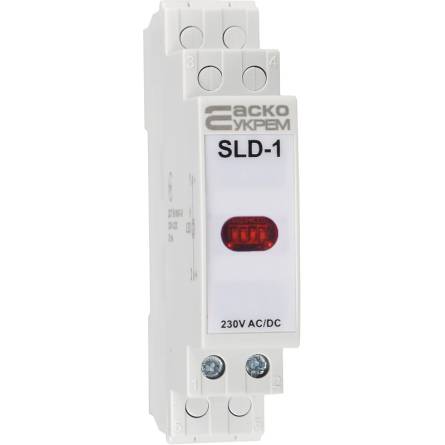 Індикатор модульний сигнальний 230V AC/DC SLD-1 червоний A0140030032