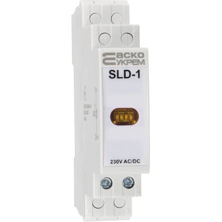 Індикатор модульний сигнальний 230V AC/DC SLD-1 жовтий A0140030033