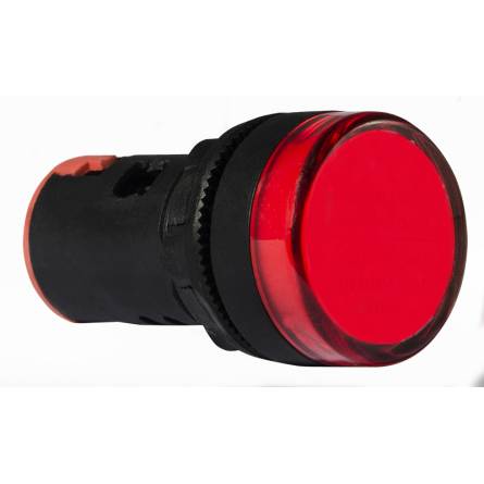 Арматура світлосигнальна AD22-22DS червона 12 В AC/DC