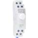Кнопка модульна з фіксацією 2NO+2NC 230V AC MBF-22  біла A0150010112
