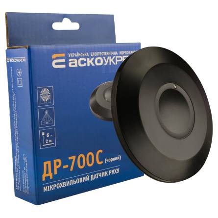 Фото a0220010049_mikrohvil_datch_ryx_dr_700c_chor товара Датчик движения микроволновой ДР-700С черный Аско