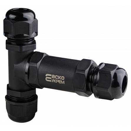 З''єднувач кабельний 332-T, ІР68 серії CNP Acko A0280010022 З''єднувач кабельний 332-T, ІР68 серії CNP Acko A0280010022