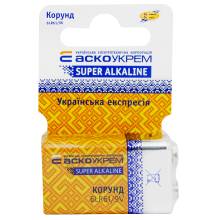 Фото  товара Элемент питания Корунд 6LR61 крона Alkaline