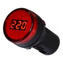 Вольтметр цифровий AD22-22DVM АС80-500В (червоний)