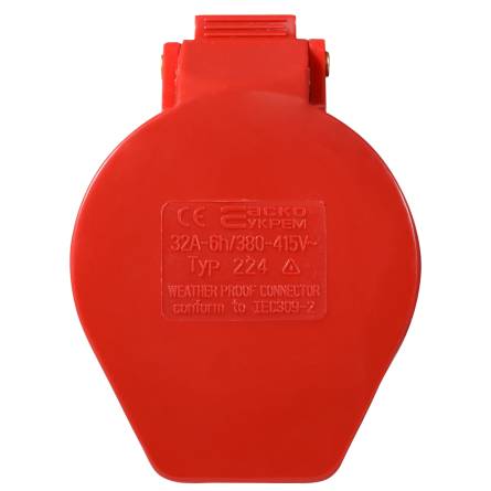 Фото a0080020005gp32a43p-pe224front товара Розетка переносная ГП 32А/4 3Р+РЕ