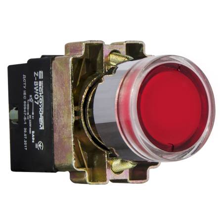 Кнопка з підсвіткою ХВ2-ВW3471 червона