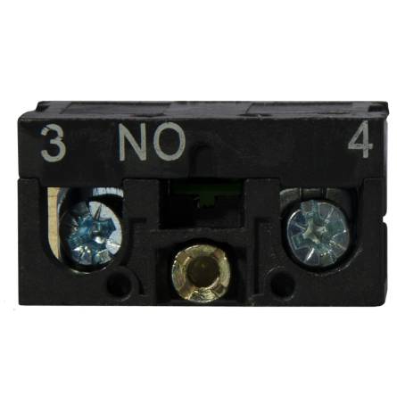 Фото a0140010025_zb2-be101- товара Блок-контакт N/O ZB2-BE101 зеленый (ДЛЯ-КНОПОК)