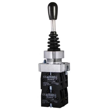Фото A0140010050_XB2-D2PA14_(3SXD2PA14)_Knopka_manipulyator_left товара Кнопка манипулятор ХВ2-D2PA14 АсКо