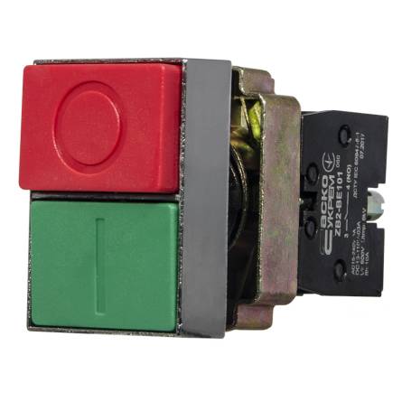 Фото xb2_bl9425_-knopka_dvoynaya_startstop-_left товара Кнопка Старт/Стоп XB2-BL9425