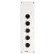 Фото hj9-5_white-front товара Корпус HJ9-5 для кнопок (5-мест) Аско