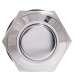 Фото a0140010091_tyj-16-312-knopka-metallicheskaya-s-fiksatsiey-2no-2nc-front товара Кнопка металическая плоская с фиксацией TYJ 16-312 2NO+2NC