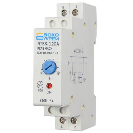 Реле часу NTE8-120A (STE8-120A) АсКо