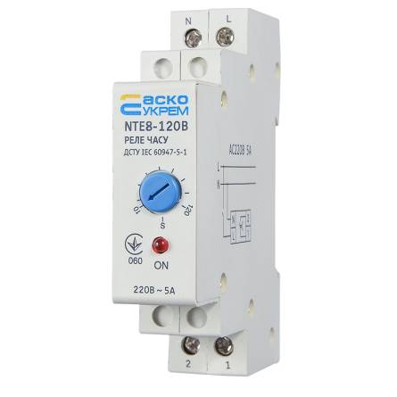 Реле часу NTE8-120В (STE8-120В) АсКо