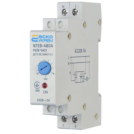 Реле часу NTE8-480A (STE8-480A) АсКо