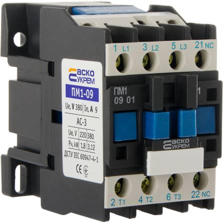 Пускач ПМ 1-09-01 (LC1-D0901) 9А,220В