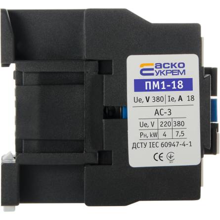 Фото pm-1-18-01-lc1-d1801-rightside товара Пускатель ПМ 1-18-01 (LC1-D1801) 18А
