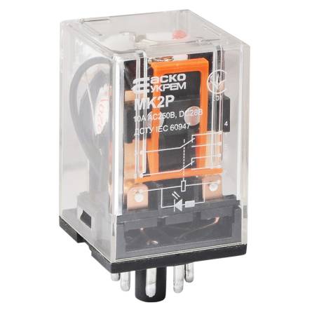 Реле електромагнітне МК2Р (АС220V)