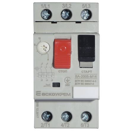 Автомат захисту двигуна ВА-2005 М14