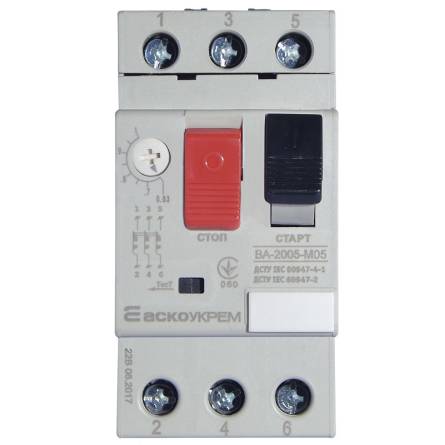 Автомат захисту двигуна ВА-2005 М05