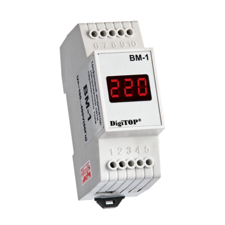 Вольтметр Вм-1 220V на DIN Вольтметр Вм-1 220V на DIN