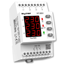 Реле напруги Vp-380V 6/10А DigiTop