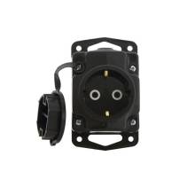 Колодка каучук 1-а 1ф 1/16 з кришкою ERKA 6001