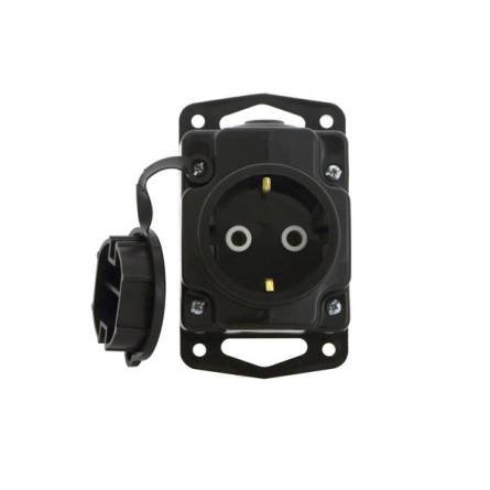 Колодка каучук 1-а 1ф 1/16 з кришкою ERKA 6001