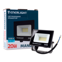 Прожектор світлодіодний 20 Вт ІР65 220В 6500К ENERLIGHT MANGUST