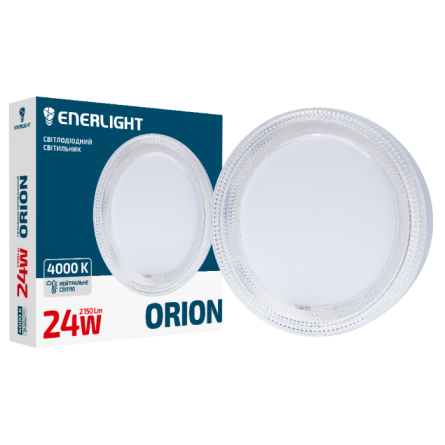 Фото 8980 товара Светильник LED 24Вт 4000К IP20 ENERLIGHT ORION