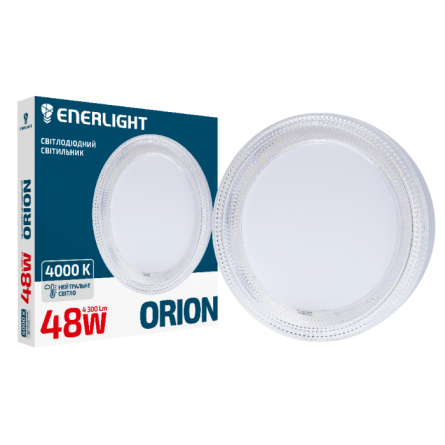 Фото 9017 товара Светильник LED 48Вт 4000К IP20 ENERLIGHT ORION Фото 9017 товара Светильник LED 48Вт 4000К IP20 ENERLIGHT ORION