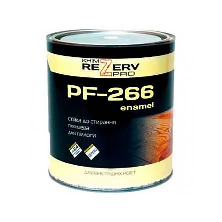 Фото 50130052 товара Краска ПФ-266 красно-коричневая (2,8кг) для пола KHIMREZERVPRO