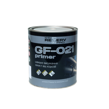 Фото grunt-gf-021 товара Грунт ГФ-021 серый (0,9кг) ТМ Химрезерв