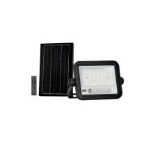 Прожектор на сонячній панелі світлодіодний SMD LED 50Вт 700Lm 3CCT IP65 чорний SOLAR TIGER-50