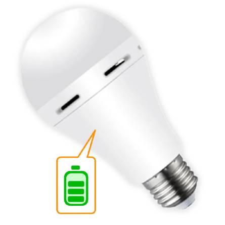 Фото dnxlqtzhm48l718ky74tiu7862srwnjy товара Лампа аккумуляторная Е27 LED NOAS YL95-0711 6500K