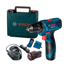 Шуруповерт 12В GSR 120-Li 2x2Ah + набір біт+ набір сверл BOSCH
