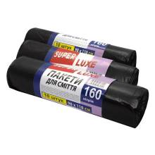 Фото  товара Мешки для мусора 160л 10шт/рул 20мкн 85х115см 91020