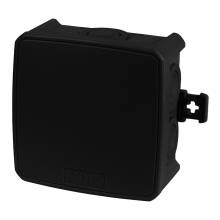 Коробка розподільча 115х115х56 PIN KP115BPF чорна PG/MG IP66 з кріпленням