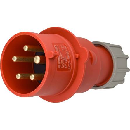 Вилка ВП 32А/5 3Р+N+PE IP44 ACKO серії UCombi