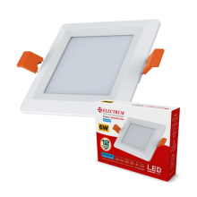 Світильник LED 6Вт 4000 квадрат вбудований QUADRO M-6 ELM B-LD-1959