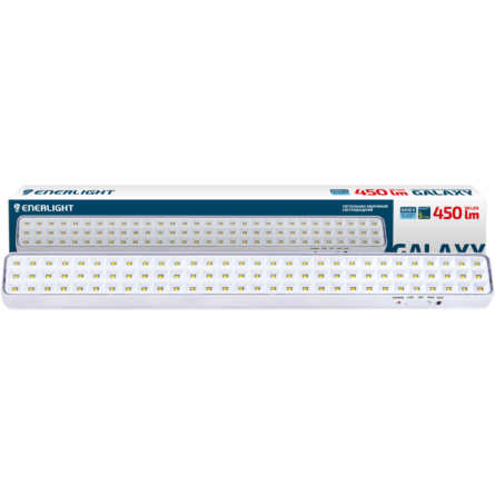 Свiтильник аварійний ENERLIGHT GALAXY 450Лм 6500К Li 3.7В 2,2Агод