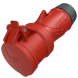 Фото mennekes-14506 товара 16А 4П 400В розетка кабельная IP44 Mennekes (514)