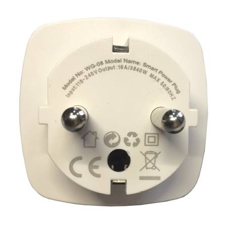 Розетка-таймер SMART WiFi 16A 230V
