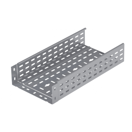 Фото fpk-110-06-pg товара Лоток перфорированный 100х100, цинкование, метод Сендимира, длина 3000мм, толщ. 0,6мм