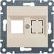 Панель подв. для RJ12/RJ45 Lumina-2 крем WL2321